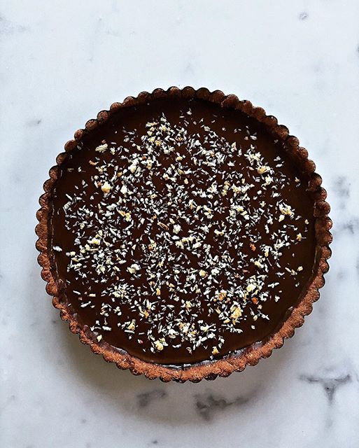 Coconut Cream Chocolate Tart by myberkeleykitchen Quick & Easy Recipe