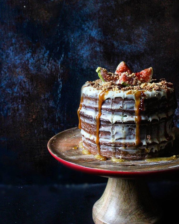 Lavender White Tea Cake With Fig Syrup Recipe The Feedfeed