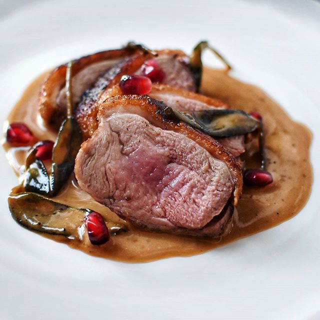Pan Seared Duck Breast With Pomegranate Recipe The Feedfeed