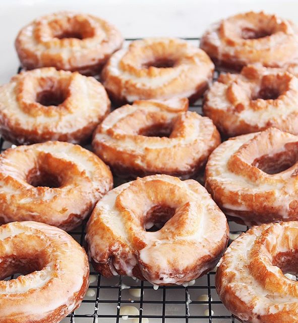 Sour Cream Cake Donuts With Maple Glaze by thesweetandsimplekitchen