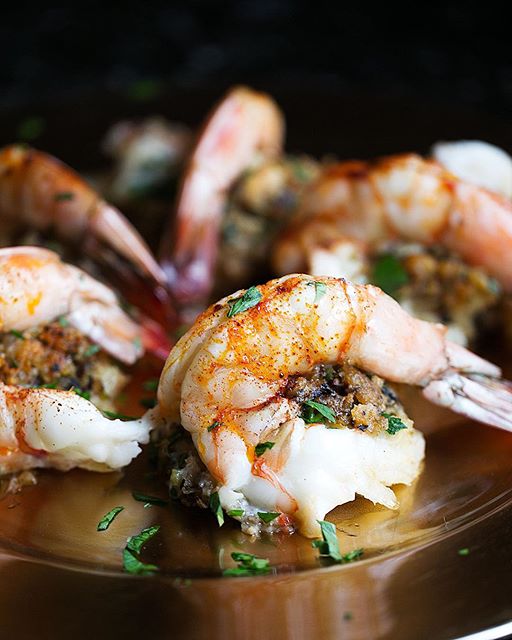 Baked Stuffed Shrimp Recipe The Feedfeed