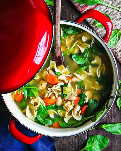 Chicken Soup With Cannellini Beans And Spinach Recipe The Feedfeed