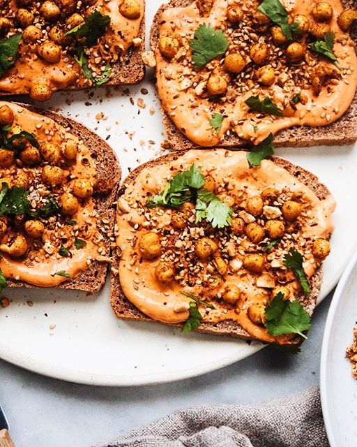 Crispy Chickpea And Dukkah Toast Recipe The Feedfeed