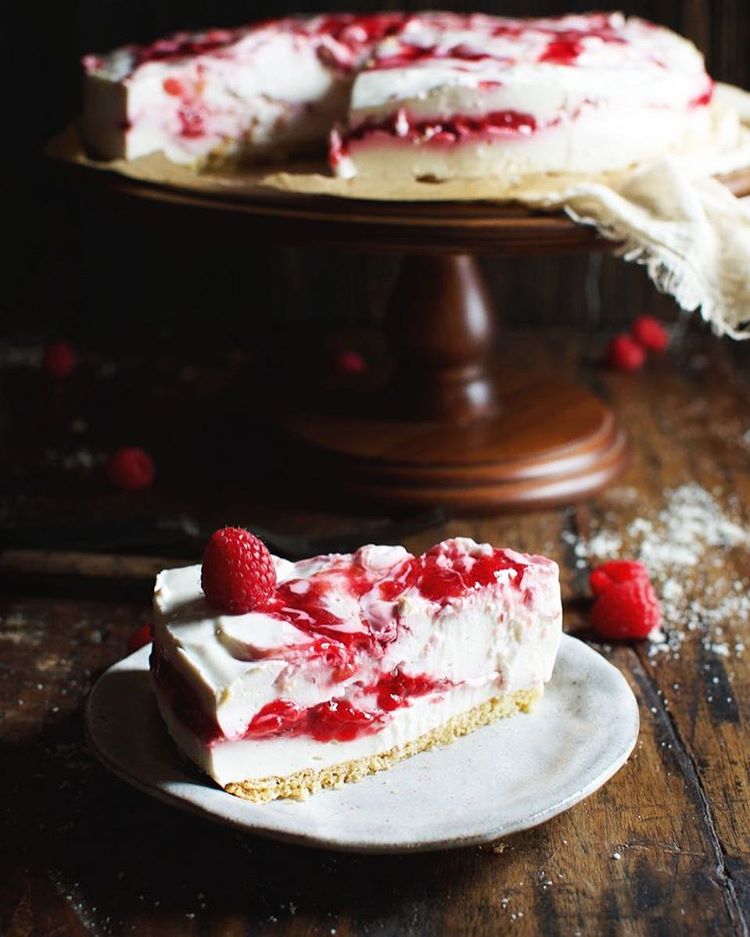 Raspberry Swirl Cheesecake With Almond Flour Crust Recipe The Feedfeed