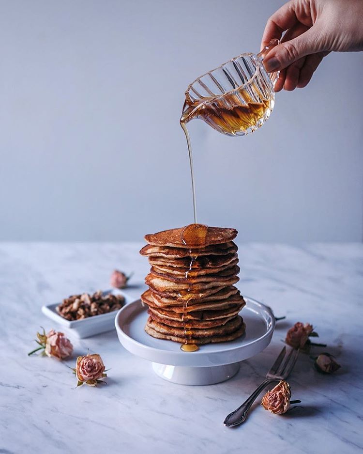 Banana Chickpea Flour Pancakes Recipe The Feedfeed