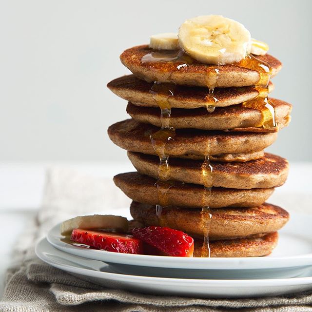 Chickpea Flour Banana Protein Pancakes Recipe The Feedfeed