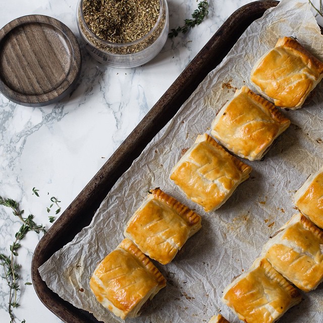 Sausage & Herb Puff Pastry Rolls Recipe The Feedfeed