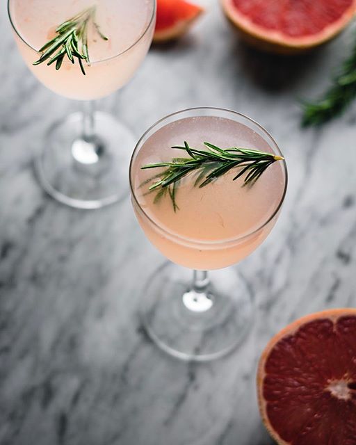 Gin, Grapefruit And Rosemary Cocktail Recipe The Feedfeed