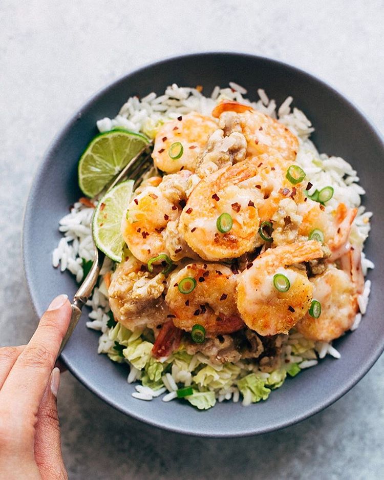 Candied Walnut And Honey Shrimp Recipe The Feedfeed