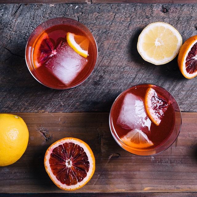 El Puente Rojo (tequila Blanco, Sweet Vermouth, St. Germain, & Citrus