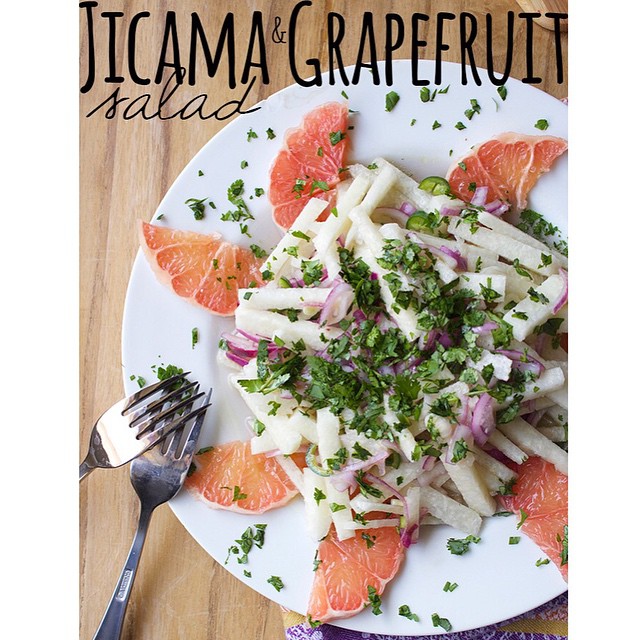 Jicama Grapefruit Salad Recipe The Feedfeed