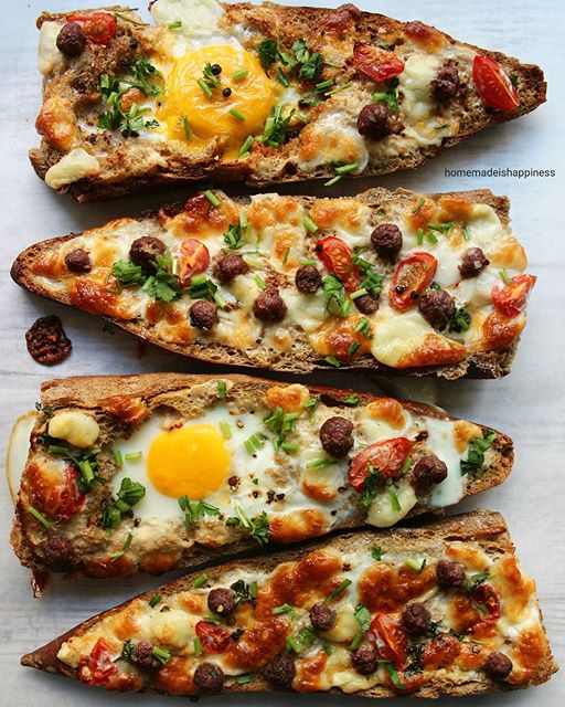 Open Faced Meatball Pizza Sandwiches Recipe The Feedfeed