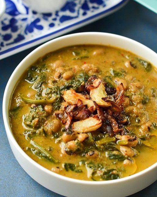 Spinach And Black Eyed Pea Curry Recipe The Feedfeed