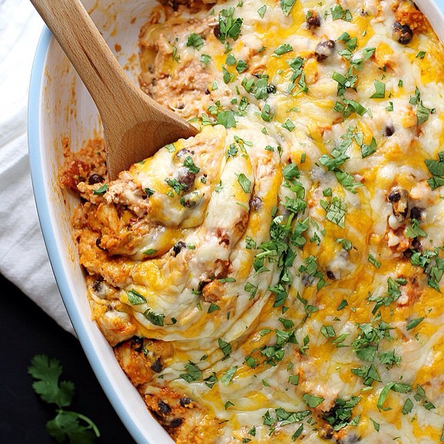 Cheesy Mexican Chicken And Couscous Casserole Recipe The Feedfeed