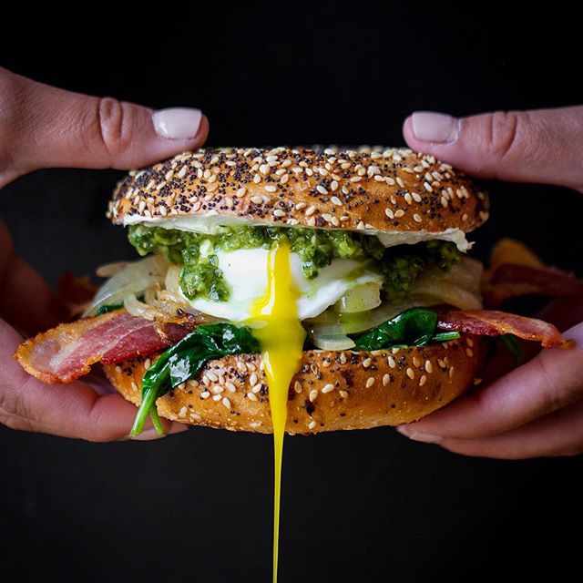 Egg Bagel With Cream Cheese