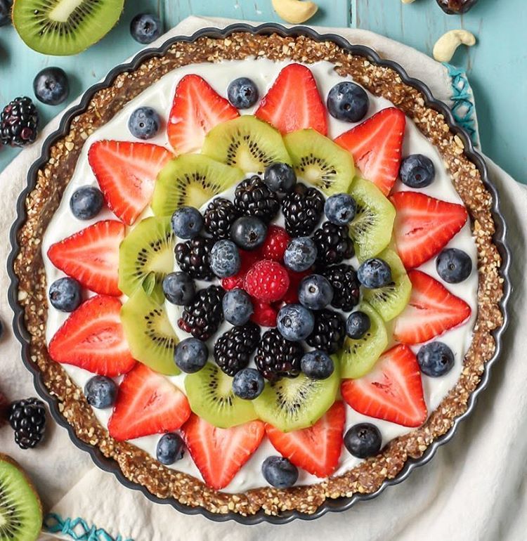 No Bake Greek Yogurt Berry Tart Recipe The Feedfeed