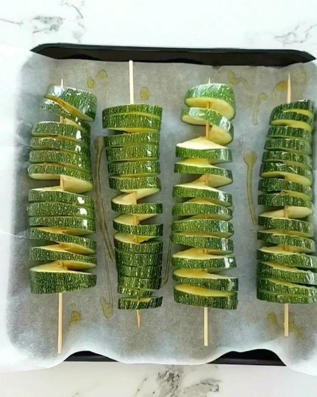 Parmesan Zucchini Spirals Recipe The Feedfeed