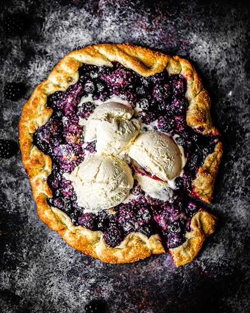 Blueberry Blackberry Galette by alenafoodphoto Quick & Easy Recipe