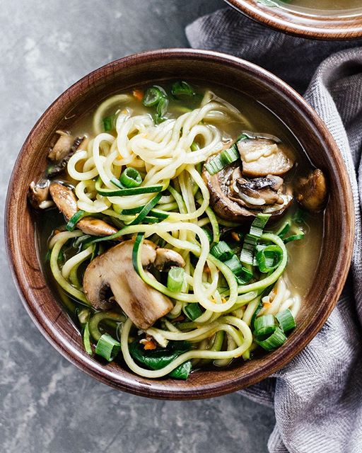 Zucchini Noodle And Mushroom Ramen Soup by jar.of.lemons Quick & Easy