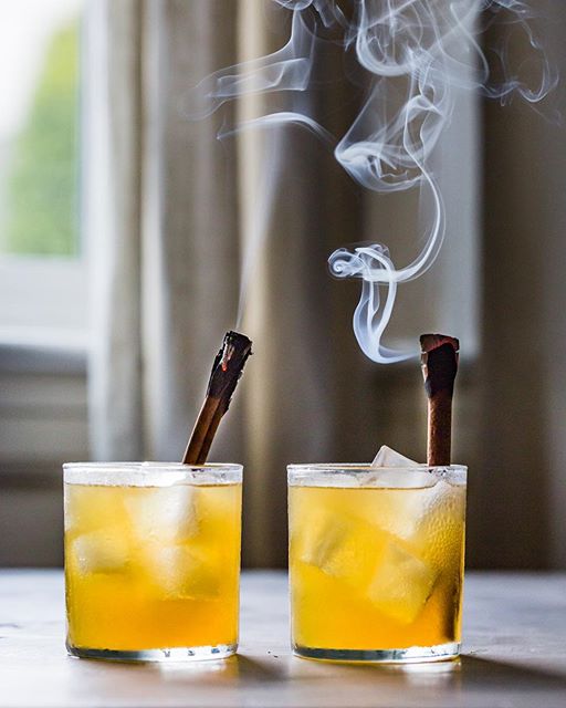 Smoky Bourbon, Chartreuse & Lemon Cocktail Recipe The Feedfeed