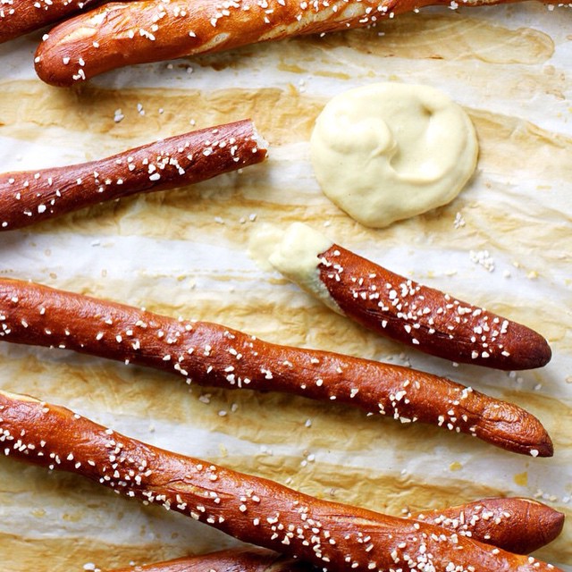 Homemade Crunchy Pretzel Sticks Recipe The Feedfeed