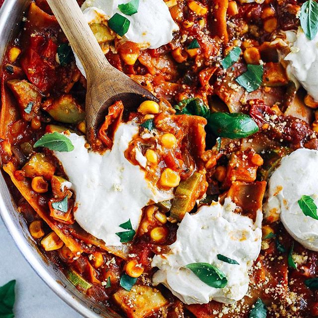 Vegetable Lasagna With Cashew Ricotta Cheese by makingthymeforhealth Quick & Easy Recipe The