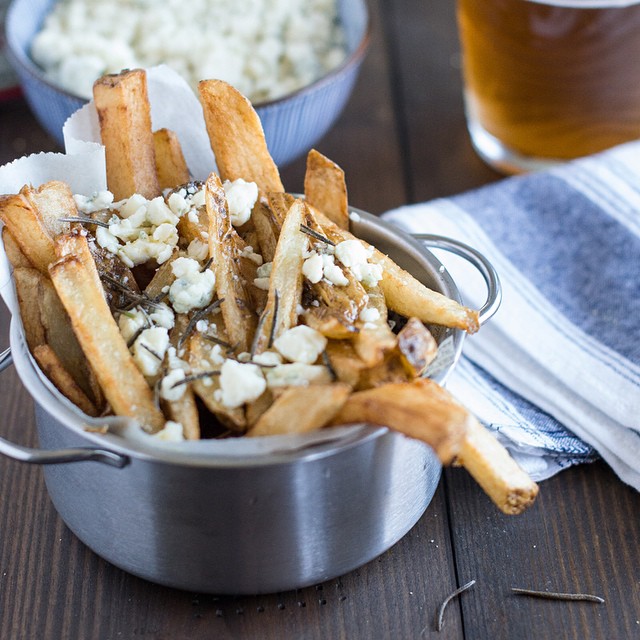 Hand Cut Fries With Truffle Oil & Blue Cheese Recipe The Feedfeed