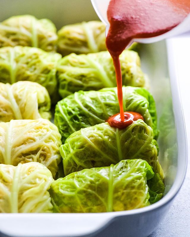 Chicken Enchilada Cabbage Rolls Recipe The Feedfeed