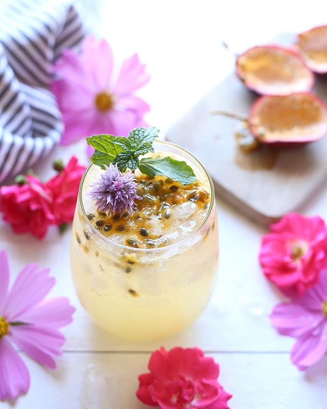 Sparkling Passion Fruit Cocktail Recipe The Feedfeed