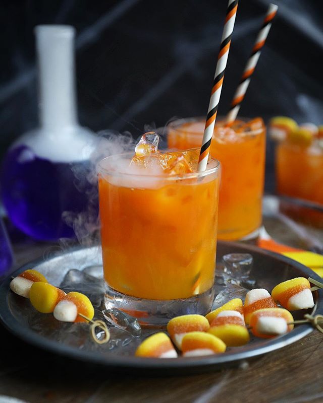 "candy Corn" Orange Carrot Cocktail by theforkedspoon Quick & Easy