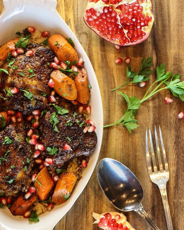 Slow Cooked Chicken With Pomegranate Molasses Recipe The Feedfeed