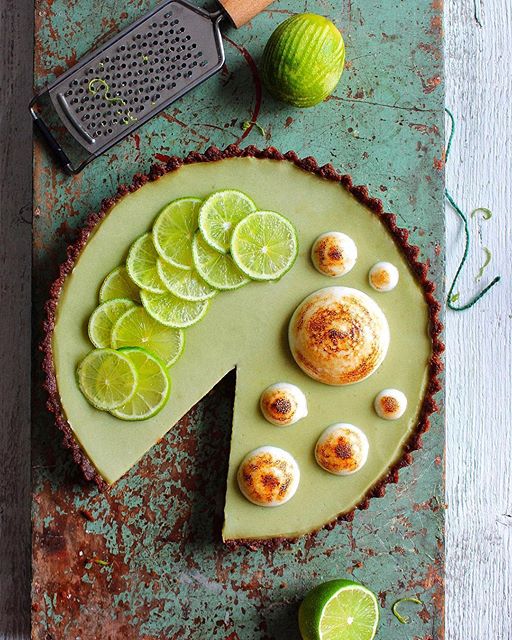 Coconut Milk Key Lime Pie With Toasted Meringue Recipe The Feedfeed