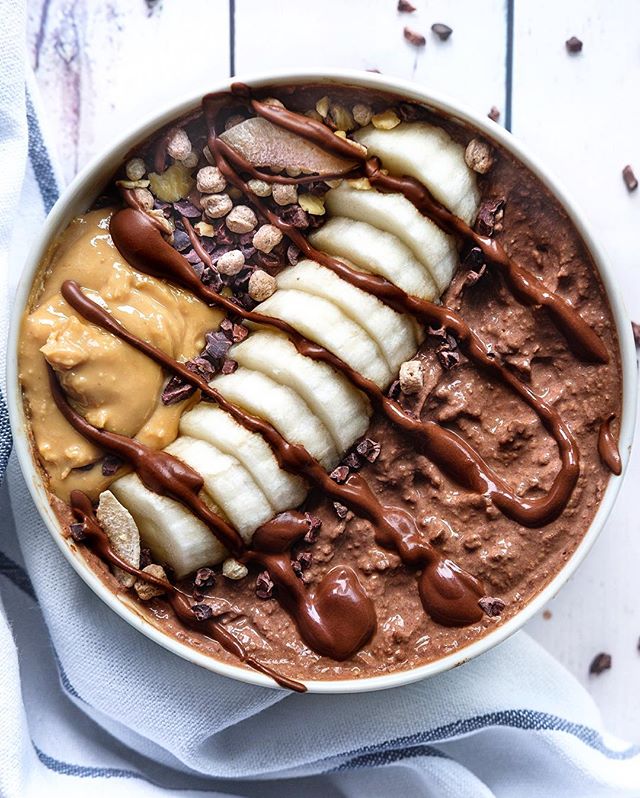 Chocolate Banana Smoothie Bowl Recipe The Feedfeed