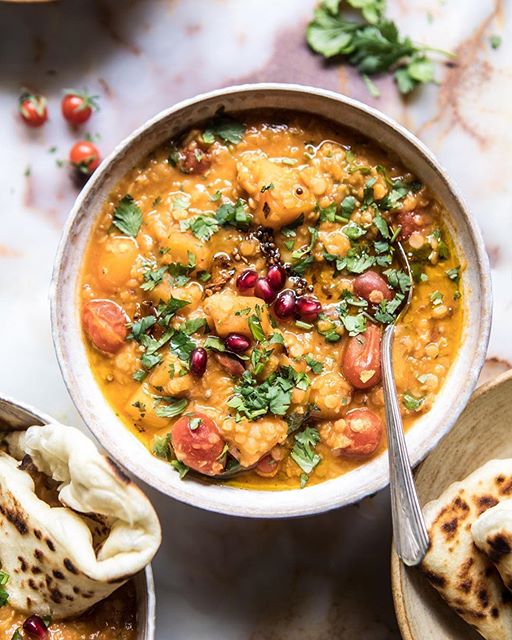 Butternut Squash And Tomato Dal recipe by Tieghan The Feedfeed