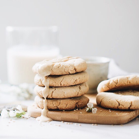 Maple Tahini Cookies Recipe The Feedfeed