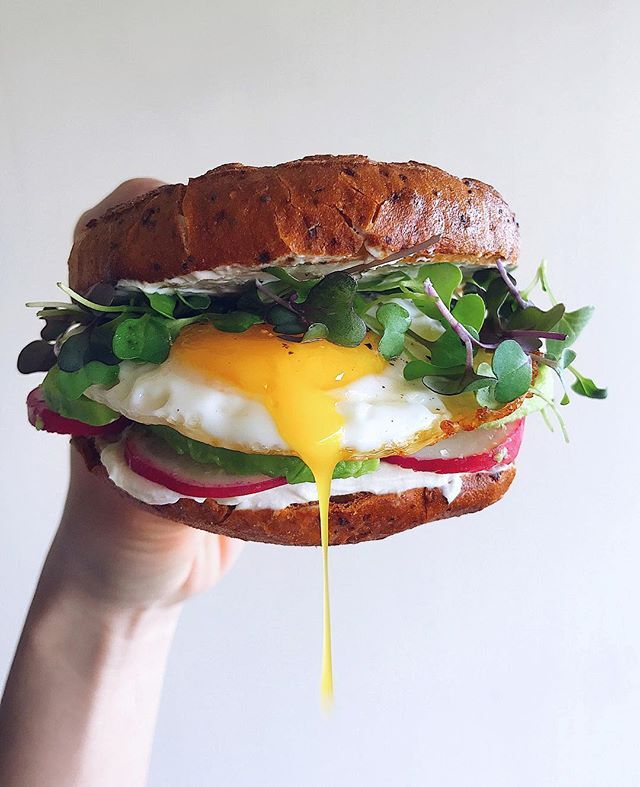 Egg Bagel With Cream Cheese