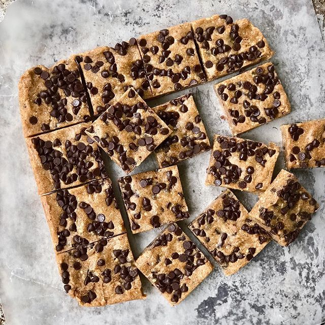 Cookie Dough Bars by thevegansix Quick & Easy Recipe The Feedfeed