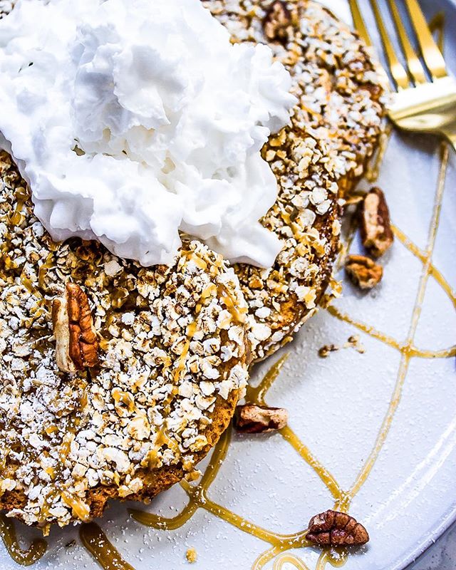 Oatmeal Crusted Pumpkin Pie French Toast Recipe The Feedfeed