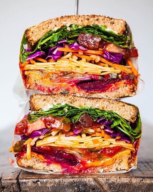 Rainbow Veggie Sandwich Recipe The Feedfeed
