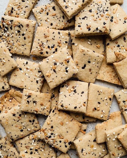 Savory Herbed Oat Crackers Recipe The Feedfeed