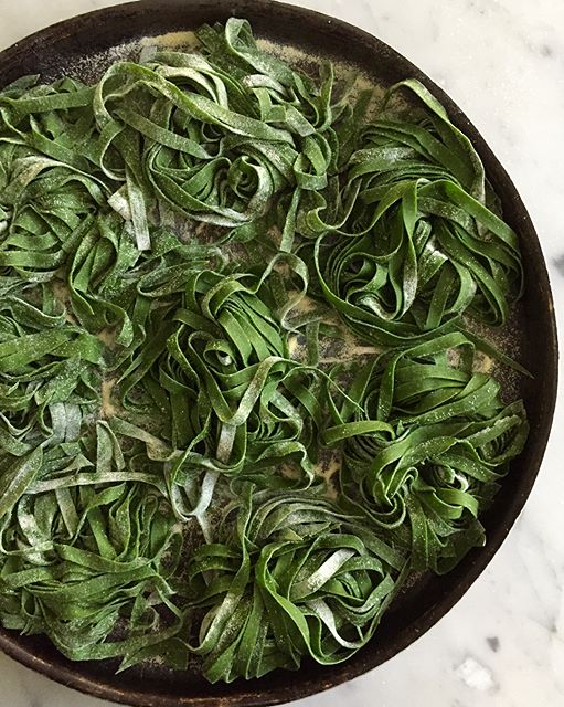 Fresh Spinach Fettuccine Recipe The Feedfeed