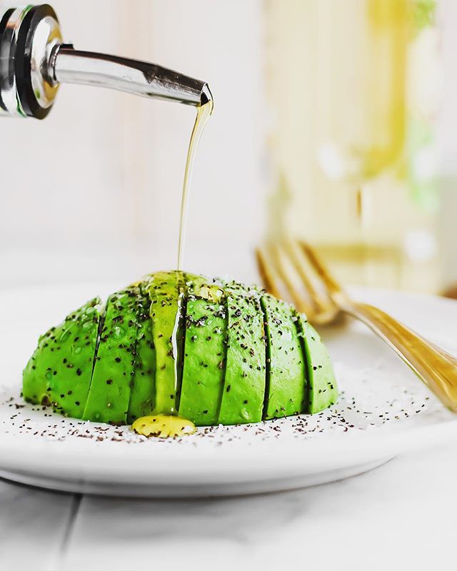 Avocado With Olive Oil, Salt And Pepper Recipe The Feedfeed