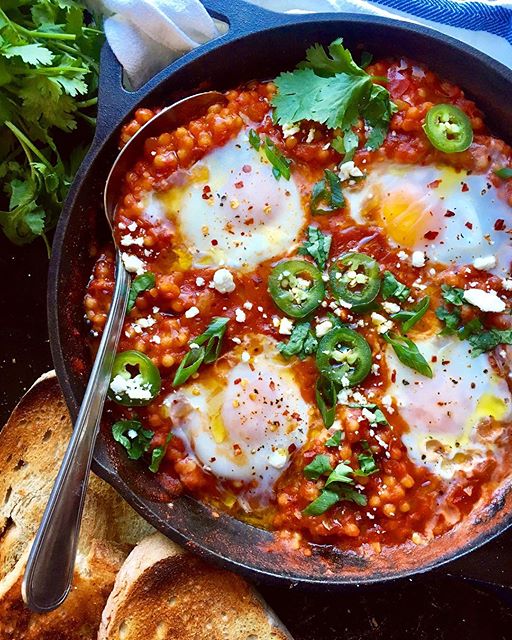 Shakshuka With Pearl Couscous Recipe The Feedfeed
