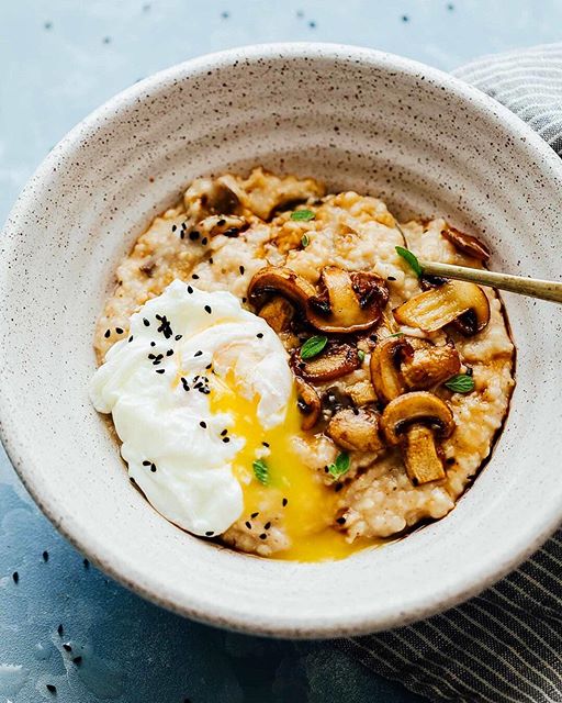 Savory Mushroom Oatmeal Recipe The Feedfeed