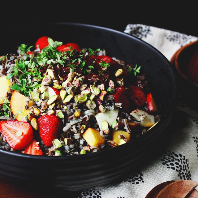 Wild Rice And Strawberry Salad Recipe The Feedfeed