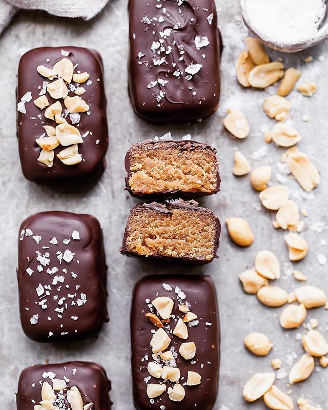 Chocolate Peanut Butter Truffle Bars Recipe The Feedfeed