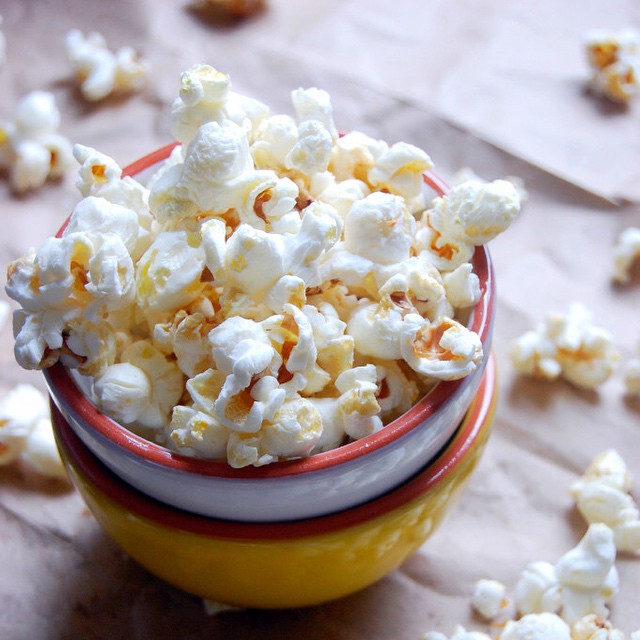 Maple And Sea Salt Popcorn Recipe The Feedfeed