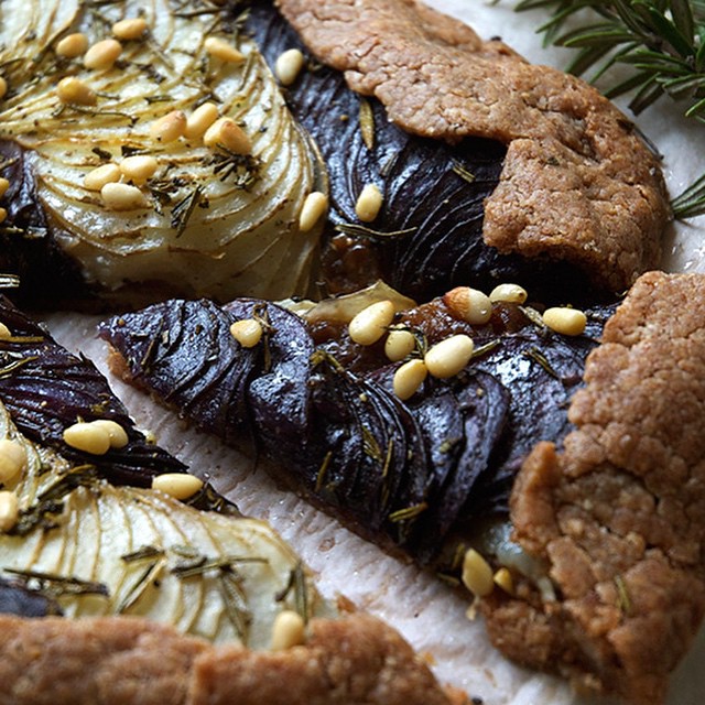 Potato, Rosemary And Onion Galette recipe