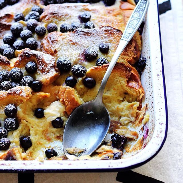 Overnight Blueberry Baked French Toast Recipe The Feedfeed