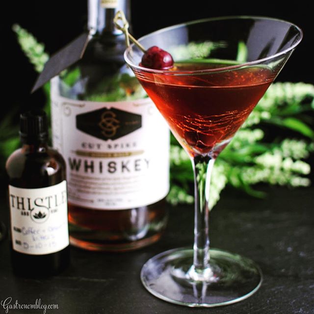 Manhattan With Chocolate Bitters And Brandied Cherries Recipe The